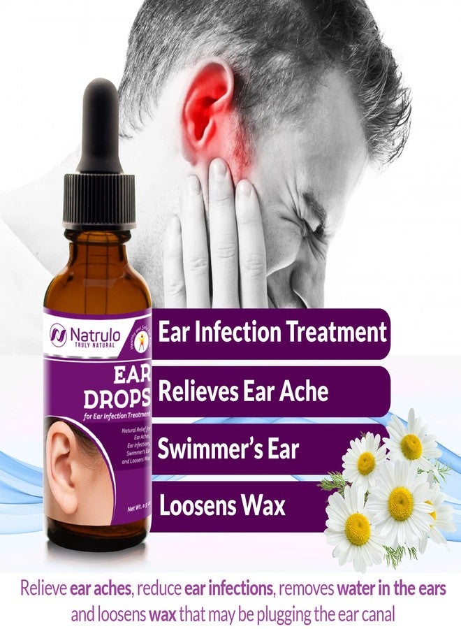 Natrulo Natural Ear Drops for Ear Infection – Homeopathic Eardrops for Adults, Kids, Baby, & Pets – Relieves Ear Aches, Swimmer's Ear, & Loosens Wax – Kids Safe Ear Health Made in USA - Image 2